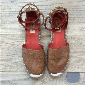 Valentino leather espadrilles